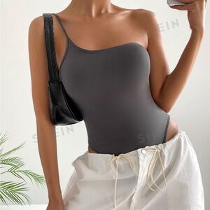 One should grey bodysuit